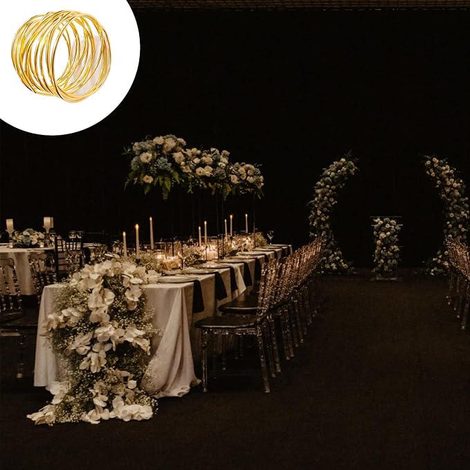 Gold Napkin Rings - Image 4