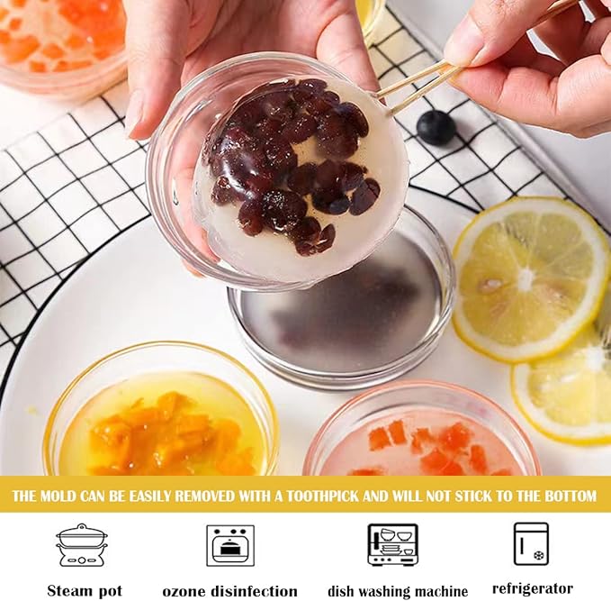 8Pcs Small Prep Mixing Bowls - 2.3x1.1 Inch Stackable Glass Serving Bowls for Kitchen Prep, Desserts, Dips, Salads, and Candy（6cm）