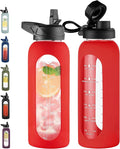 CIVAGO 40 oz Glass Water Bottle by CIVAGO