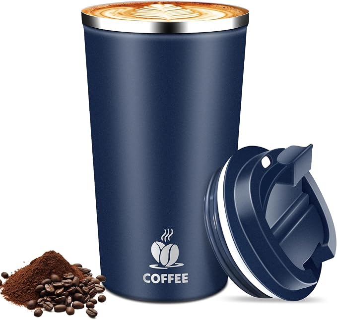 17oz Insulated Travel Coffee Mug by Hwawhin