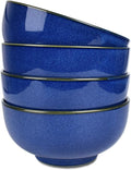 Ceramic Soup Bowl Set of 4, 24 Oz, Cereal Bowl by Bosmarlin