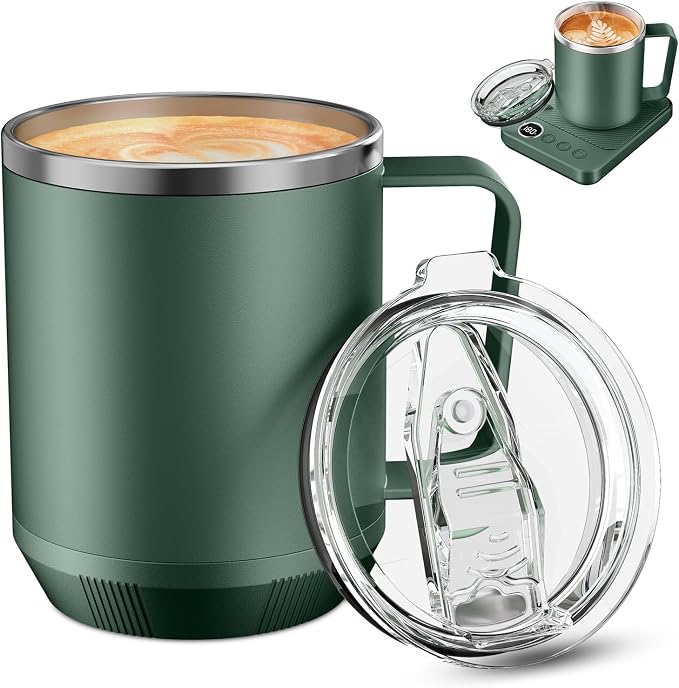 Felibeaco 16oz Heated Coffee Mug by MakeYourLifeEasier