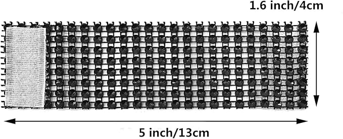 KPOSIYA Napkin Rings, Pack of 120 Rhinestone Napkin Rings Diamond Adornment for Place Settings, Wedding Receptions, Dinner or Holiday Parties, Family Gatherings (120, Black)