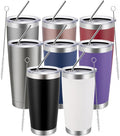 MEWAY 20oz Tumbler 8 Pack Double Wall Vacuum Insulated Travel Mug Bulk by MEWAY