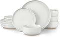 LIANYU Dinnerware Sets, 12 Piece Plates and Bowls Set by LIANYU