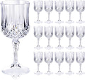 Ciaell 48PCS Plastic Wine Glasses - 7 oz Disposable Goblets by Ciaell