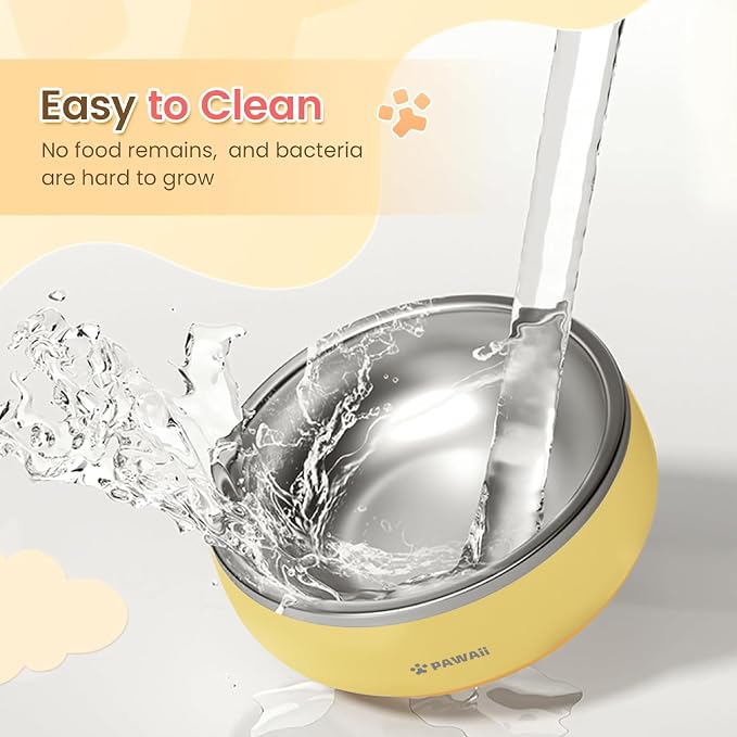 Pawaii Small Dog Bowl, 12 oz Stainless Steel Food and Water Bowl, 1 Pack | - Image 4