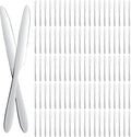 Nuenen 100 Pieces Dinner Knives Set, 8.3 Inches Durable Butter Knife Stainless by Nuenen