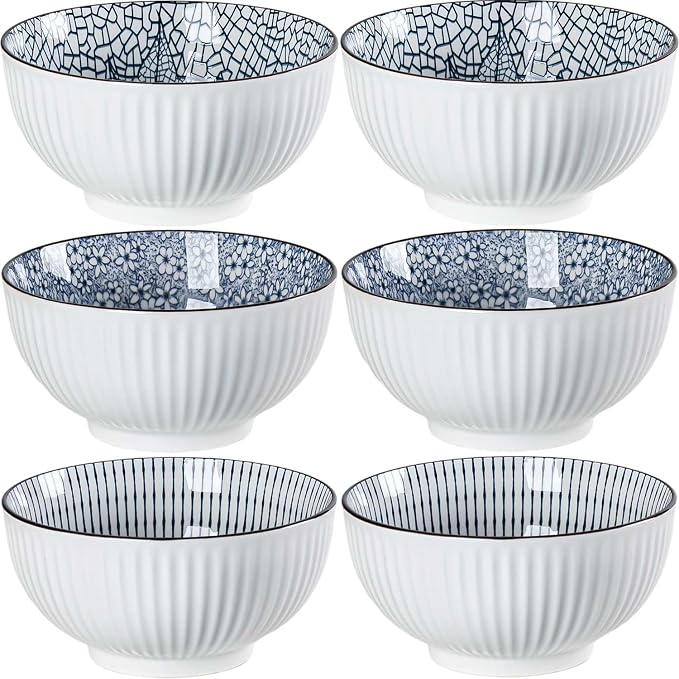Houlu ceramic rice bowl 30 oz, Japanese bowl set, various tableware by HOULU