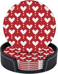 Valentines Day Red Heart Coasters by KiuLoam