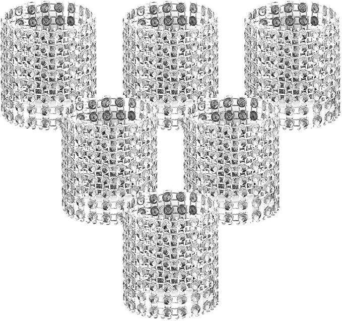 Accmor 50pcs Napkin Rings, DIY Decoration by Accmor