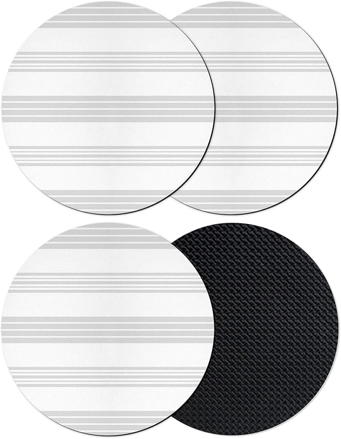 Minimalist Geometric Coasters Set of 4, Absorbent Coasters by Unknown