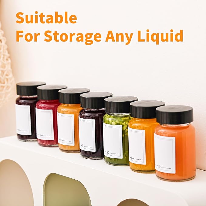 Glxgow 16 Pack 2 oz Glass Shot Bottles - Image 5