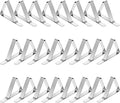 TriPole Tablecloth Clips 24 Pack Stainless Steel Table Cover Clamps Skirt Clips for Home Kitchen Restaurant Picnic Tables