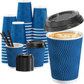 SIUQ 90 Pack 12 oz Disposable Coffee Cups by SIUQ
