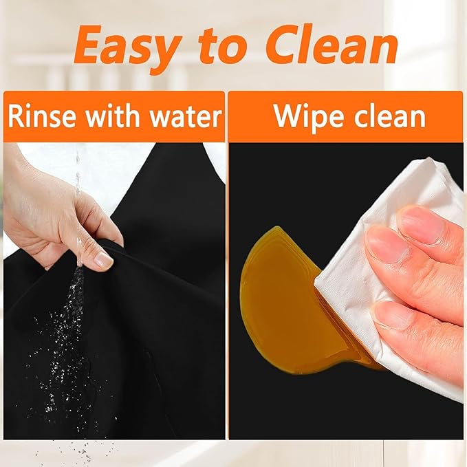 72''x16'' Extra Large Silicone Mat for Kitchen Counter, Heat Resistant Countertop Protector, Non-Slip Waterproof Kitchen Island Mat, Easy to Clean, Dark Gray