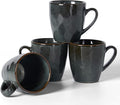famiware Coffee Mugs Set of 4, Ocean Round 11.5oz Coffee Cup Set by Famiware
