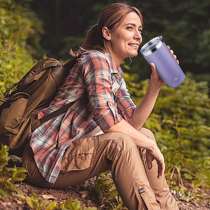 MEZMUT 20oz Insulated Tumbler Travel Coffee Mug - Image 6