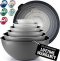 Zulay Kitchen 12 Piece Plastic Nesting Mixing Bowls by ZulayKitchen