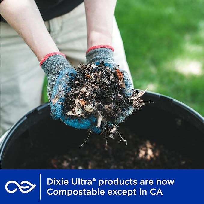 Dixie Ultra, Large Paper Bowls, 20 Oz, Microwave Safe, Compostable, Disposable - Image 4