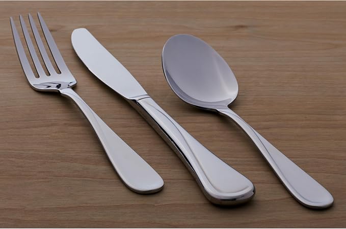Oneida Silverware Set, Flight Everyday Flatware Dinner Knives Set, Service - Image 6