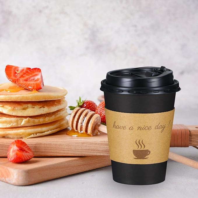 Lamosi 500 Pack 12 oz Coffee Cups, Disposable To Go Paper Cups - Image 5