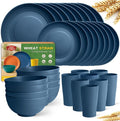 Teivio 32-Piece Plates and Bowls Sets by Teivio