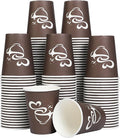 Clawsoff 10 oz 200 count Disposable Coffee Cups Hot Paper Cups Brown | by BuyNow