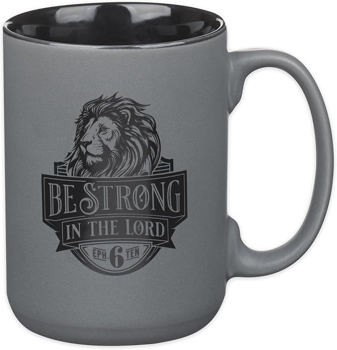 Christian Art Gifts Inspirational Be Strong Bible Verse Coffee Mug, Christian by ChristianArtGifts