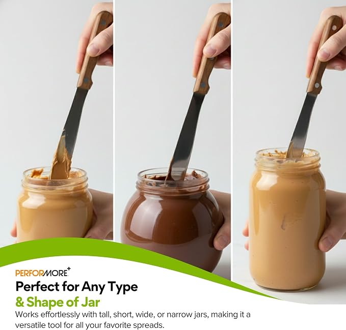 Performore 2PCS Spreader Knives, 12” Peanut Butter Knife that Works Great - Image 5