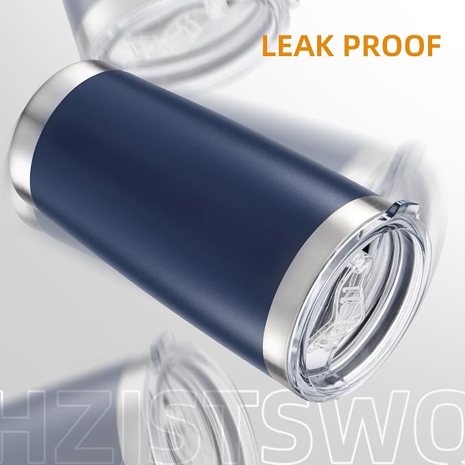 20oz Tumbler Bulk with Lid Stainless Steel Tumblers, 12 Pack | Leak Proof Lid - Image 4