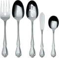 Oneida True Rose 5 Piece Everyday Flatware Serving Set by Oneida
