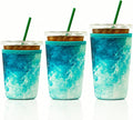 Cobetech Iced Coffee Sleeve Reusable, 3 Pack Neoprene Coffee Cup Sleeves by Unknown