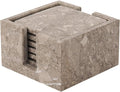 Radicaln Square Marble Coasters Set of 6 by RADICALn