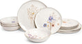 Sango 12-Piece Luxury Porcelain Dinnerware Set by Sango