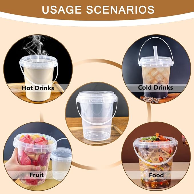 30 Sets - 34 oz Plastic Cups - Image 4