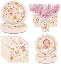250Pcs Farm Chicken Party Decorations by Greencian