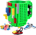 DEEXITO Build on Brick Coffee Mugs, Creative DIY Kids Party Cups by DEEXITO