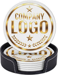 Custom Coaster with Logo by Handmade