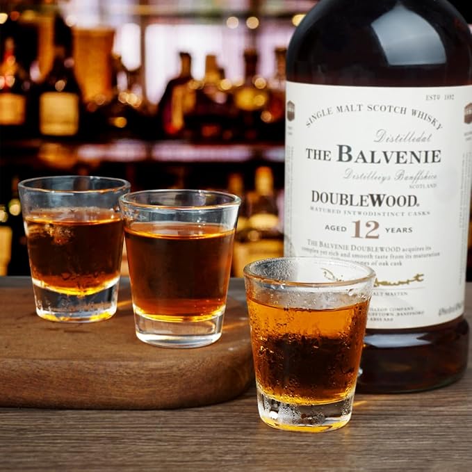 BCnmviku 1.5 oz Shot Glasses Sets with Heavy Base, Clear Shot Glass (10 Pack)