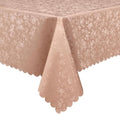 Smiry Rectangle Table Cloth, Waterproof Heavy Duty Vinyl Tablecloths, Wipeable Washable Table Cover for Kitchen and Dining Room (Tan, 60" X 120")