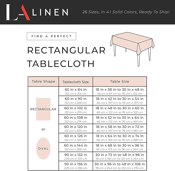 LA Linen Polyester Poplin Washable Rectangular Tablecloth, Stain and Wrinkle Resistant Table Cover 60x120, Fabric Table Cloth for Dinning, Kitchen, Party, Holiday 60 by 120-Inch, Emerald Green