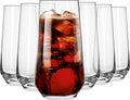 Krosno Tall Water, Drinking Glasses, 16.2 oz, Splendour Collection, Highball & by Krosno