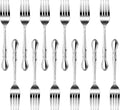 New Star Foodservice Rose Pattern 18/0 Stainless Steel Dinner Fork, Commercial by NewStarFoodservice