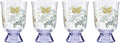 Lenox Butterfly Meadow Herbs Short Glass Tumblers, hand wash only | 5.5 inch by Lenox