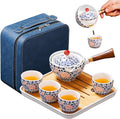 Chinese Tea Set Gongfu Tea Set, Portable Teapot Set by REOWONU
