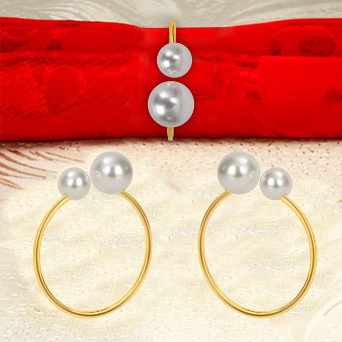 KPOSIYA Pearl Napkin Rings - Image 5
