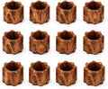 Wooden Napkin Rings Set of 12 by ALPHALivingHOME