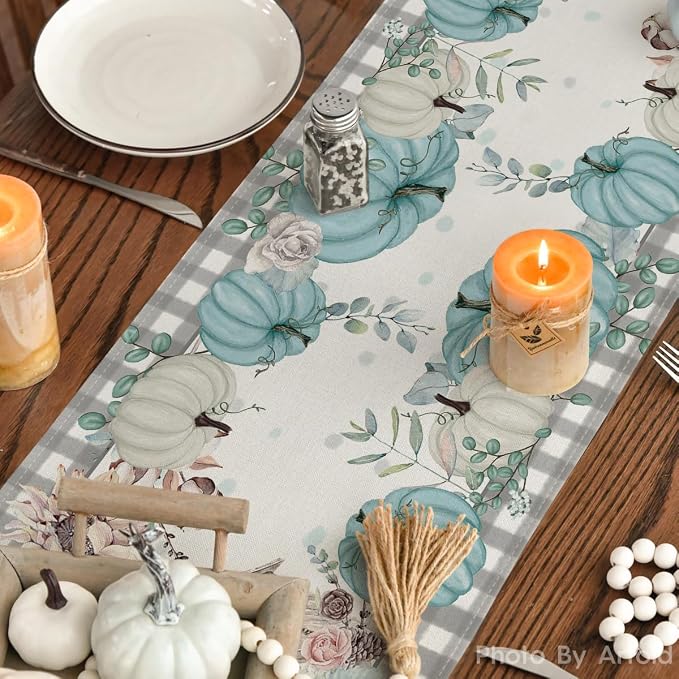 Artoid Mode 210 GSM Fall Table Runner 13x72 Inch Home Party Decor | Buffalo - Image 7