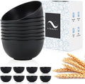 PYRMONT Unbreakable Cereal Bowl 26 OZ Alternative Plastic Bowls Reusable Wheat by PYRMONT